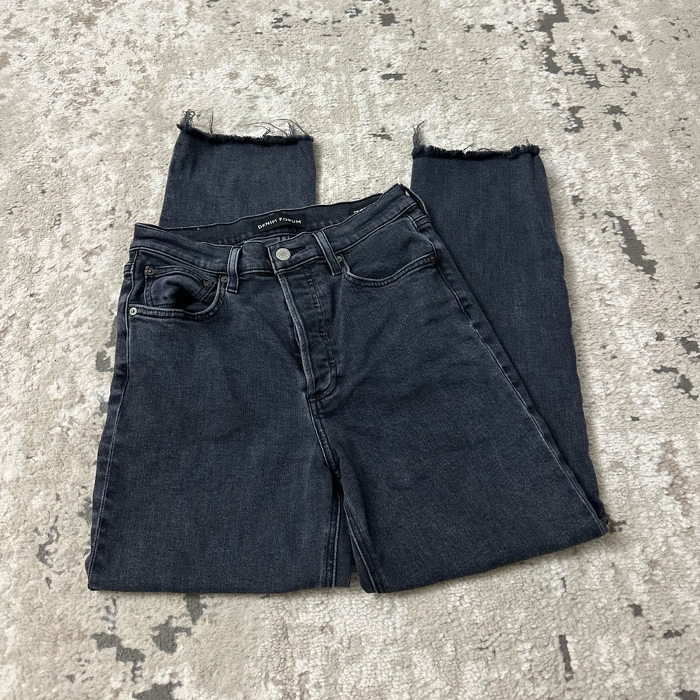 Denim Forum The Arlo High Rise Straight Jeans Size 27